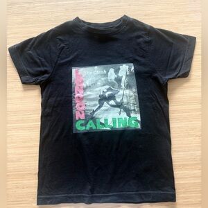 The Clash London Calling Kids Black Graphic Tee